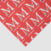 Dr. Seuss's ABC: Letter M - Wit | Voeg uw naam toe Tissuepapier (Detail)