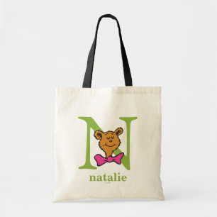 Dr. Seuss's ABC: Letter N - Groen Voeg je naam t Tote Bag