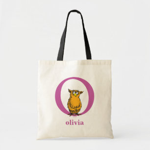 Dr. Seuss's ABC: Letter O - Paars Voeg je naam t Tote Bag