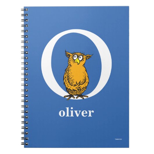 Dr. Seuss's ABC: Letter O - White | Add Your Name Notitieboek (Voorkant)