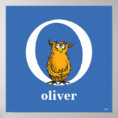 Dr. Seuss's ABC: Letter O - White | Add Your Name Poster (Voorkant)