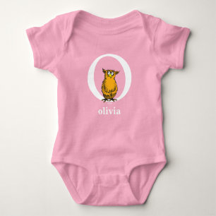 Dr. Seuss's ABC: Letter O - White   Add Your Name Romper