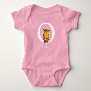Dr. Seuss's ABC: Letter O - Wit Voeg je naam toe Romper