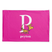 Dr. Seuss's ABC: Letter P - White | Add Your Name Kussensloop (Achterkant)