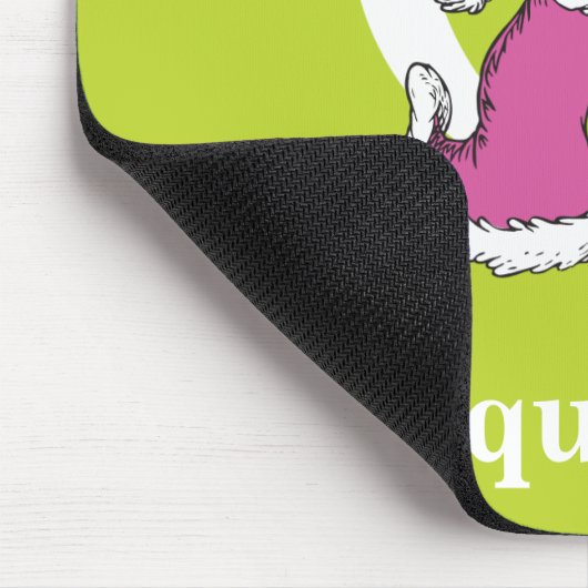 Dr. Seuss's ABC: Letter Q - Wit | Voeg uw naam toe Muismat (Hoek)