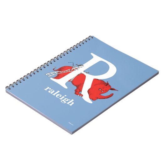 Dr. Seuss's ABC: Letter R - White | Add Your Name Notitieboek (Linkerzijde)