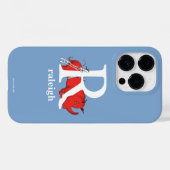 Dr. Seuss's ABC: Letter R - Wit | Voeg uw naam toe Case-Mate iPhone Case (Achterkant (horizontaal))
