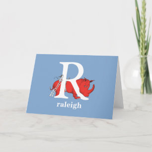 Dr. Seuss's ABC: Letter R - Wit   Voeg uw naam toe Kaart