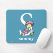 Dr. Seuss's ABC: Letter S - White | Add Your Name Muismat (Met muis)