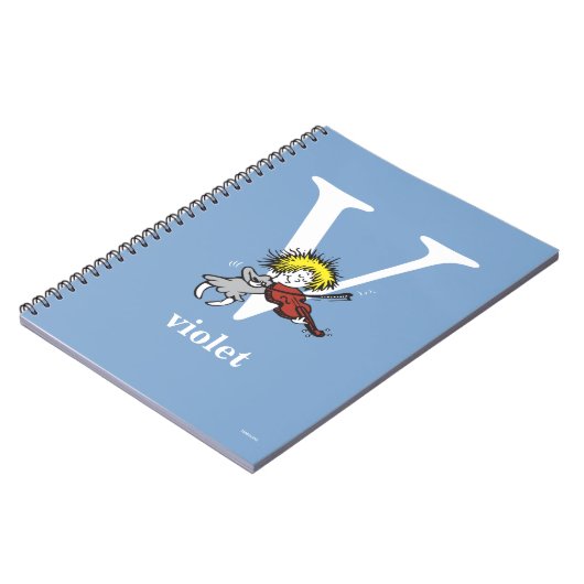 Dr. Seuss's ABC: Letter V - White | Add Your Name Notitieboek (Linkerzijde)