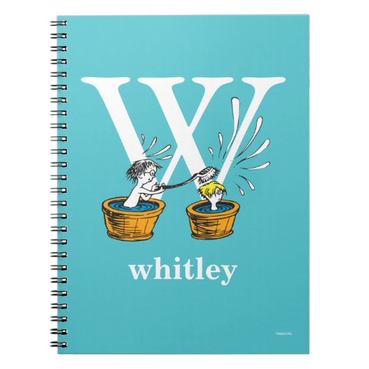 Dr. Seuss's ABC: Letter W - White | Add Your Name Notitieboek (Voorkant)