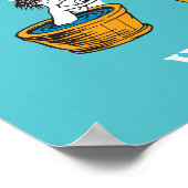 Dr. Seuss's ABC: Letter W - Wit | Voeg je naam toe Poster (Hoek)