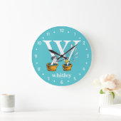 Dr. Seuss's ABC: Letter W - Wit | Voeg uw naam toe Grote Klok (Huis)
