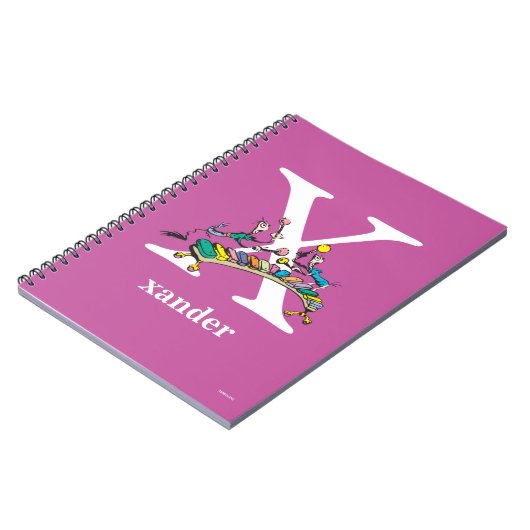 Dr. Seuss's ABC: Letter X - White | Add Your Name Notitieboek (Linkerzijde)