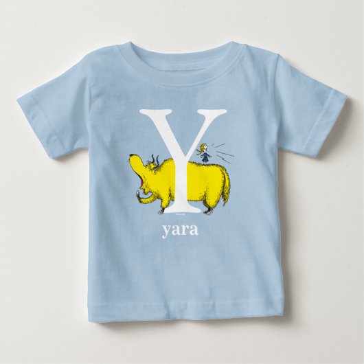 Dr. Seuss's ABC: Letter Y - Wit | Voeg uw naam toe (Voorkant)