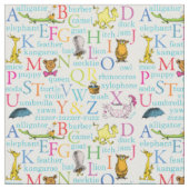 Dr. Seuss's ABC-patroon met woorden Stof (Close Up)