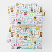 Dr. Seuss's ABC Pattern with Words Inpakpapier Vel (In situ)