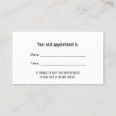 Dr. Smile Dentist Dental Clinic Appointment Afsprakenkaartje (Achterkant)