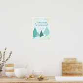 Dr. Suess Mountain Inspirerend Poster (Keuken)