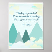 Dr. Suess Mountain Inspirerend Poster (Voorkant)