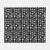 Dr. Symbols Medical Medley Fleece Deken (Voorkant (Horizontaal))