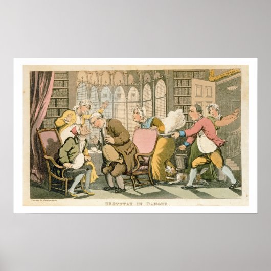 Dr Syntax in Danger, uit 'The Tour of Dr Syntax i Poster (Voorkant)