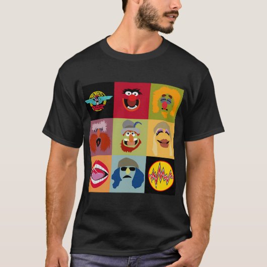 Dr. Teeth and de Electric Mayhem met Lips T-shirt (Voorkant)