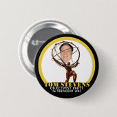 Dr., Tom Stevens voor president 2012 Ronde Button 5,7 Cm (Voorkant /achterkant)