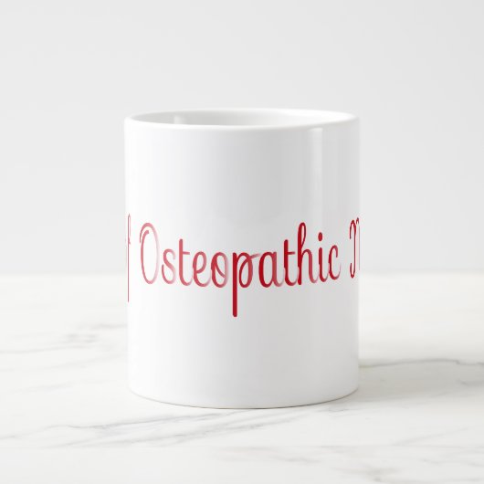 DR van Osteopathische geneeskunde Grote Koffiekop (Voorkant)