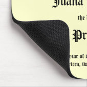 Dr. van Procrastination, grap diploma Muismat (Hoek)