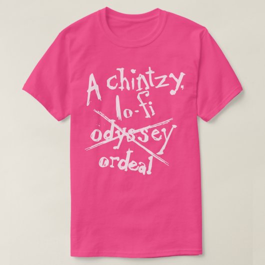Dr. VonFiend Een chintzy lofi beproeving TShirt (Design voorkant)