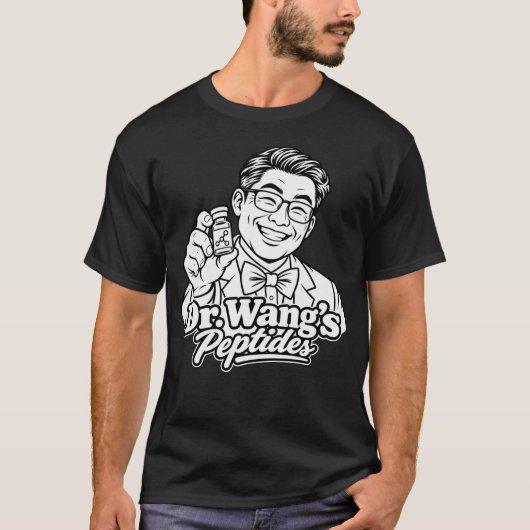 Dr Wang's Peptides T-Shirt (Voorkant)