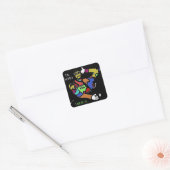 DR WHO INDICA VIERKANTE STICKER (Envelop)