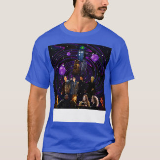 Dr. Who Kerstmisontwerp T-shirt