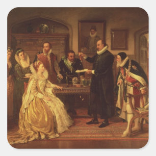 Dr William Gilberd Vierkante Sticker