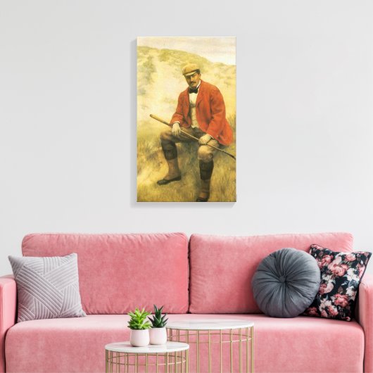 Dr. William Laidlaw Purves Portret van Collier Canvas Afdruk (Insitu (Woonkamer))