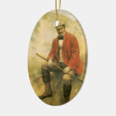 Dr. William Laidlaw Purves Portret van Collier Keramisch Ornament (Links)