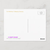 "Dr Wolfe House" Briefkaart (Achterkant)