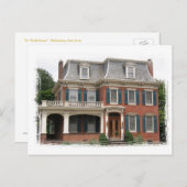 "Dr Wolfe House" Briefkaart (Voorkant / Achterkant)