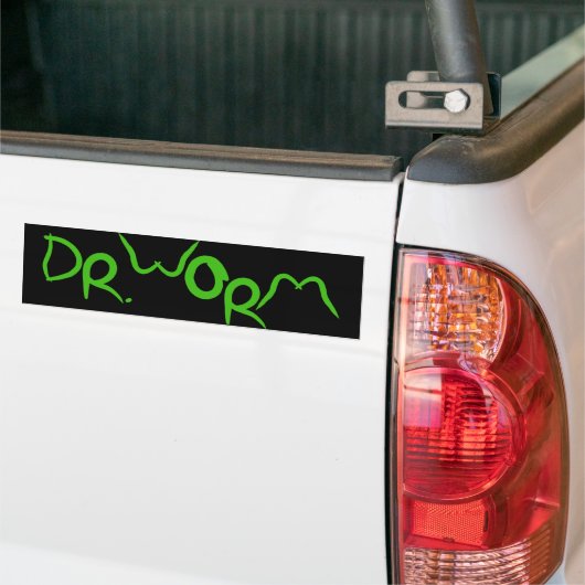Dr. Worm Bumpersticker (Op Truck)
