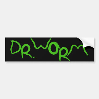 Dr. Worm Bumpersticker