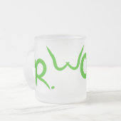Dr. Worm Matglas Koffiemok (Voorkant links)
