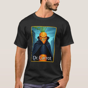 Dr Wortel Boosaardige Schurk Veganist T-shirt