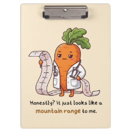 Dr. Wortel ECG Grappige Medische Klembord