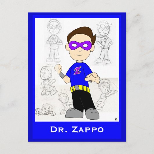 Dr. Zappo: Postkaart (Voorkant)