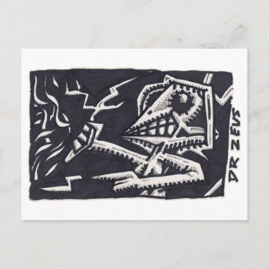Dr. Zeus Briefkaart (Voorkant)