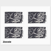 Dr. Zeus Rechthoekige Sticker (Vel)