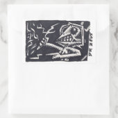 Dr. Zeus Rechthoekige Sticker (Tas)