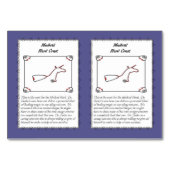 Dr. Zinko, de zinkhoornachtige eenhoorn trading Ka Kaart (Achterkant)