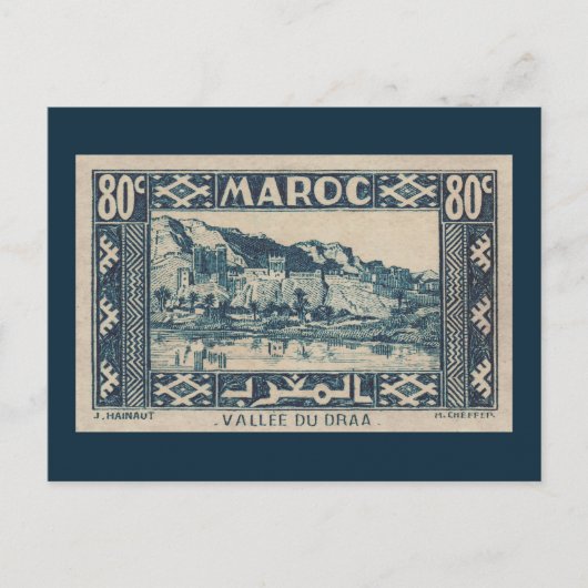 Draa Valley, Marokko - Briefkaart (Voorkant)